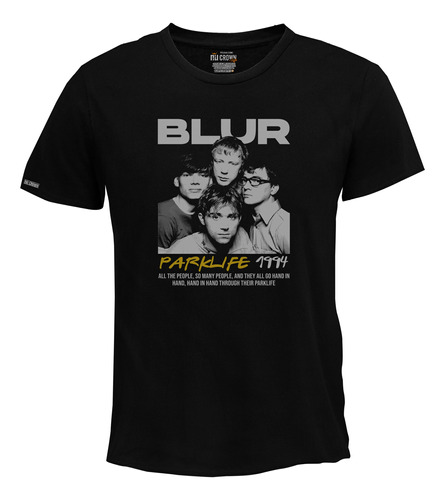Camiseta Hombre Blur Banda Rock Metal Bto2