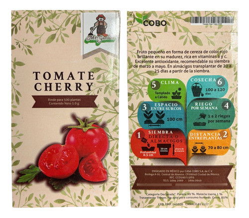 Semillas De Tomate Cherry Para Cultivo