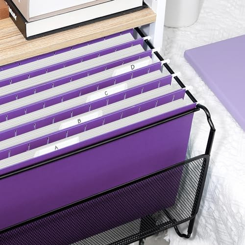 Carpetas Colgantes Moradas Para Archivos Tamaño Carta 25 Uni