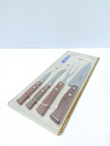 3 Cuchillo Carne 1 Trinche Parrilla Tramontina X. 9063 Xavi