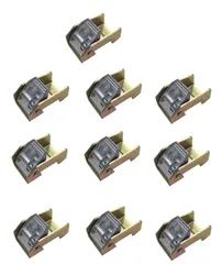 Comprar 10 Presilha 25mm Amarração Carga Rack Surf Caiaque no Mercado Livre