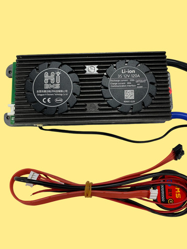 Placa Controladora Bms 3s 12v 120a Bluetooth Bateria Lifepo4