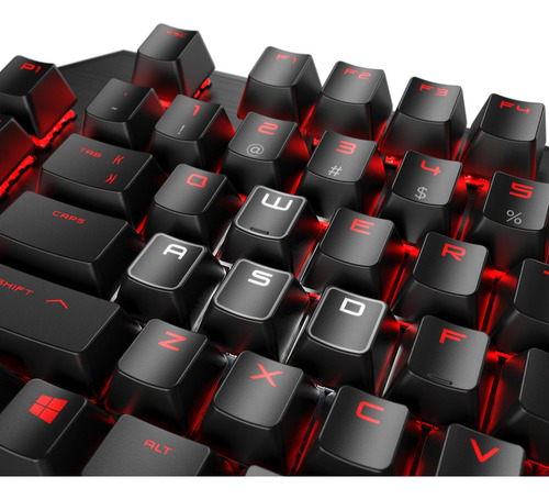 Teclado Omen Sequencer Hp Óptico Mecánico Negro