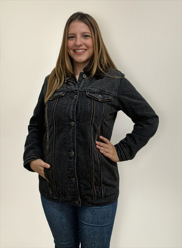 Chaqueta Mujer Umbrale Forro Interno Cuello De Piel Desmontable 676925
