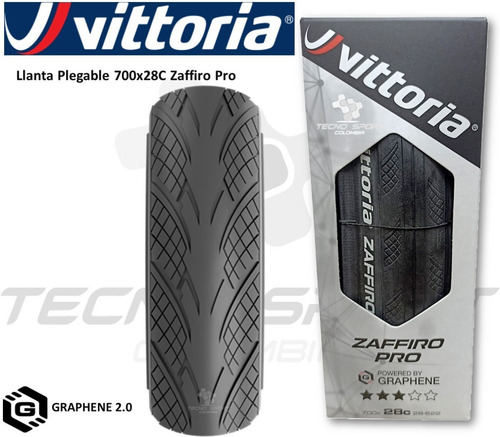 Combo Llanta + Neumático Vittoria 700x28 Zaffiro Pro Grafeno