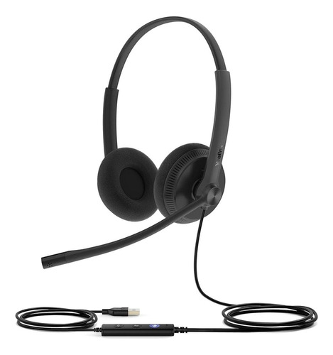 Auriculares Yealink Uh34 Lite Dual Microfono Hd