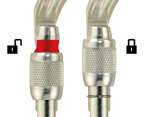 Mosquetón Petzl Vulcan Rosca 45 Kn Rescate Trabajo Vertical
