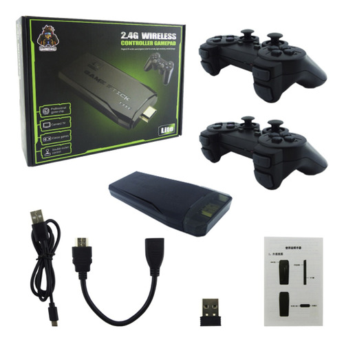 Stick Game Hdmi Con 3800juegos Y 2 Joystick Inalámbricos