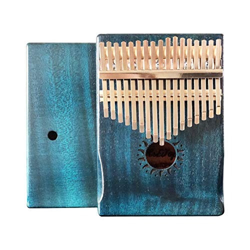 Kalimba 17 Llave Con Caoba Portatil Pulgar Piano Mbiramarimb