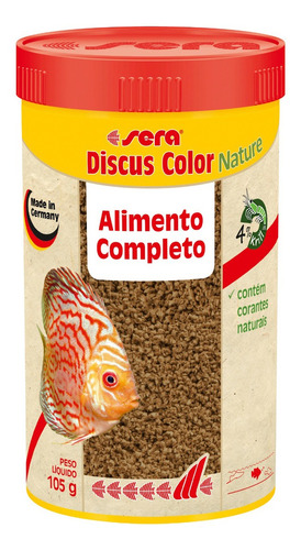 Sera Discus Color Nature - 105g - Ração Peixes