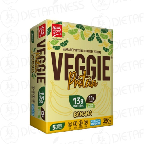 Barra Vegana 5 Barras De Proteina Veggie Protein Vegan