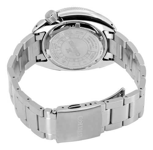 Reloj Seiko Automático Hombre Prospex Turtle Buceo Srph17k1 Color de la malla Plateado Color del bisel Negro Color del fondo Negro