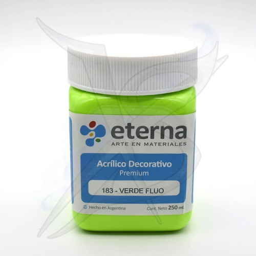 Acrilico - Eterna 250 Cc Verde Fluo - Xion Store