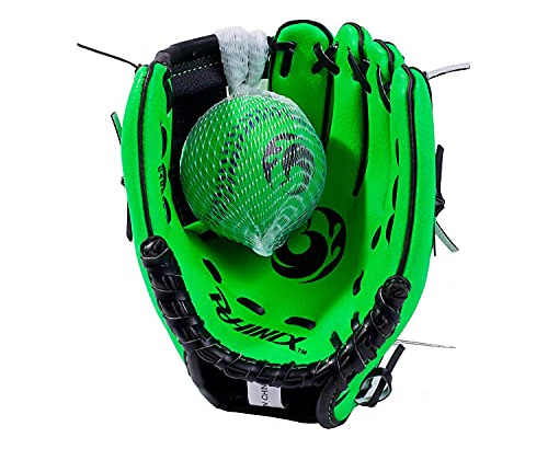 Phinix 9  Béisbol Glove Tee Ball Mitts And Foam Ball For K