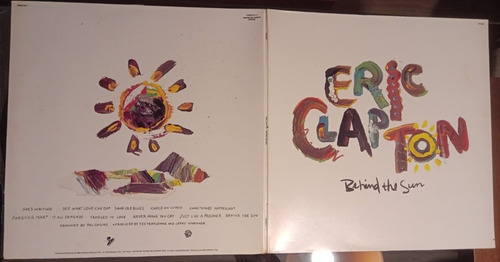 Lp Eric Clapton - Behind The Sun (vinil Em Ótimo Estado) (Usado)
