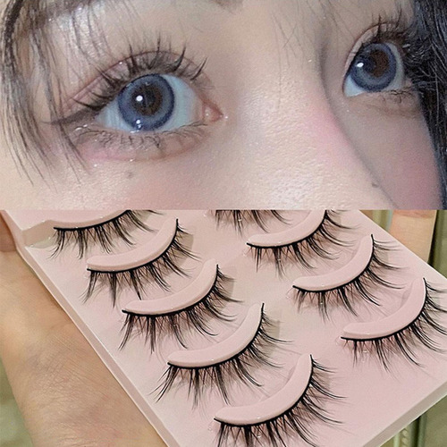 Cílios Postiços Banda Wispy Cílios Leve Falso Olho