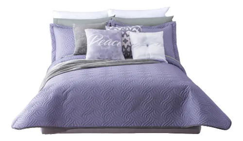 comprar Edredón Poliester Alcochonado Matrimonial7Queen Size Ligero Neo Lavanda Concord