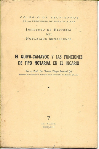 Bernard Quipu Camayoc Funciones Notarial En El Incario