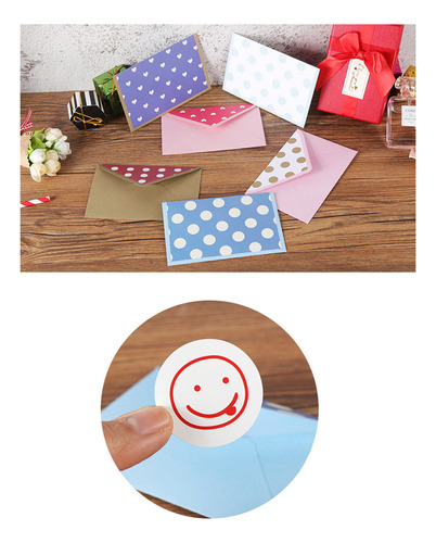 Sobres De Cartas Con Dibujos Animados, 60 Unidades