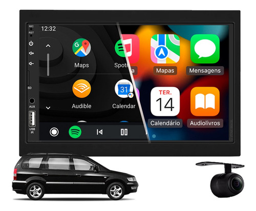 Central Multimidia Mp5 Apple Carplay Mitsubish Spacewagon 96