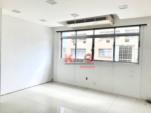 Imagem 4 de 10 de Sala Para Alugar, 126 M² Por R$ 4.000,00/mês - Centro - Santos/sp - Sa0238