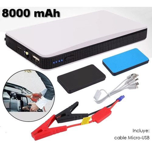 Cargador Power Bank 8000mah Arrancador De Autos Y Celular ®