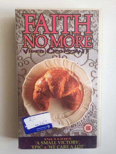 Imagem 2 de 7 de Faith No More Video Croissant Fita Vídeo Vhs Importada Uk