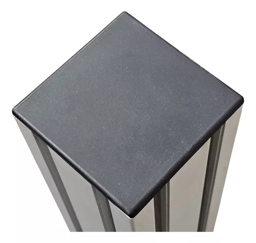 Perfil de Aluminio Negro, perfil de 40 x 40 mm x 3000mm de longitud
