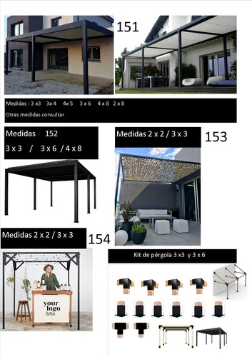 Pergolas , Techos
