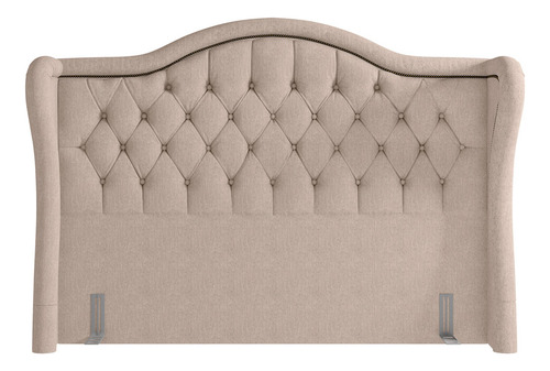 Cabeceira Cama Box Casal Quarto 140cm Lisboa Linho Bege