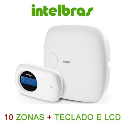 Central Alarme Monitorada Amt 2010 Intelbras 10 Zonas