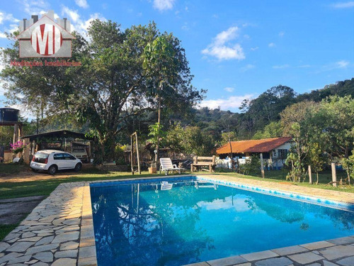 Imagem 7 de 30 de Ótima Chácara Com 3 Dormitórios, Piscina, Lago, Pomar, Acesso Todo Asfaltado, À Venda, 1600 M² Por R$ 370.000 - Zona Rural - Pinhalzinho/sp - Ch0983