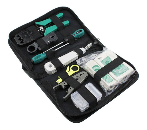 Set Herramientas Kit Red Crimpeadora Tester / Crisol Tecno