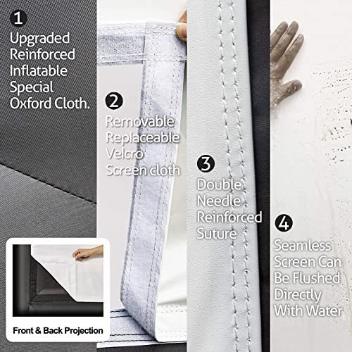 Pantalla Gigante Proyector Portátil Inflable De 20 Pies