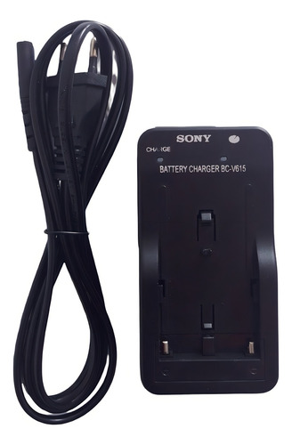 Cargador para Sony BC-v615 Np-f970 nP-F750 nP-F550 nP-F960 Color Negro