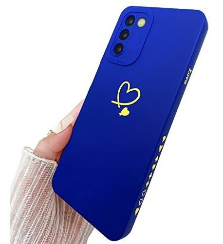 Qokey For Galaxy A02s Case,cute Bling Side Pulse 5qz3m