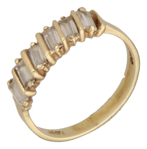 Anillo De 14k Oro Amarillo, 2.3 Gramos