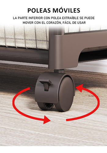 Percha Metálica Multifuncional Estantería De Almacenamiento Negro