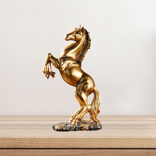 Caballo Estatua Decoración Del Hogar Escultura Resina