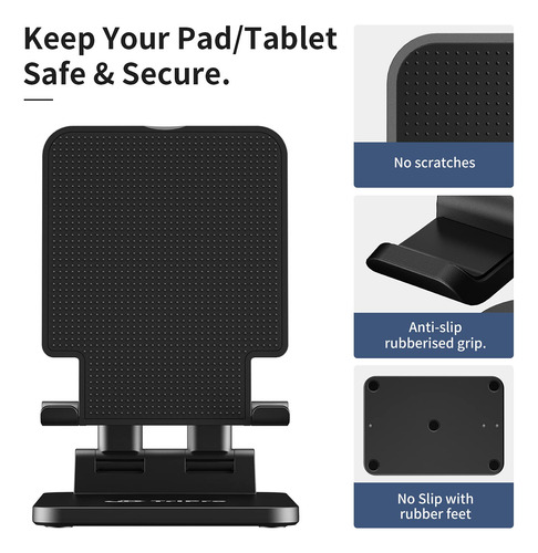Soporte Para Tablet Tripro Ajustable Y Plegable 7 A 15.6 Pul Color