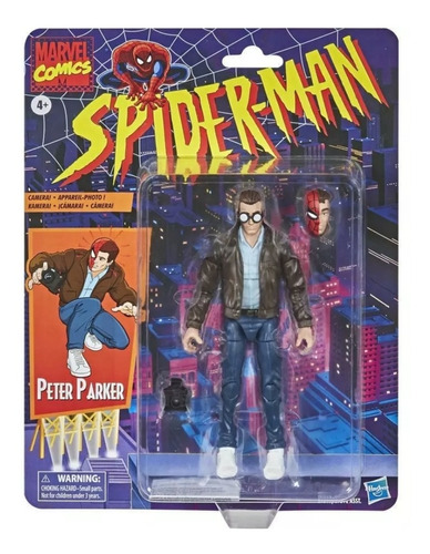 Marvel Legends Spider-man Retro Peter Parker Hasbro