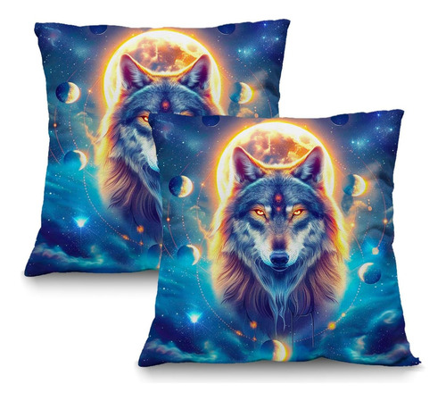 Fundas De Almohada 18x18 Juego De 2, Cálidas Y Suaves Fundas