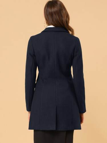 Abrigo Mujer Estilo Chaquetón Chamarra Larga Invierno