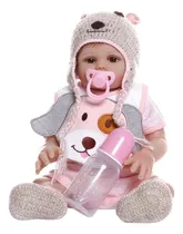 Comprar Muñeca Reborn Para Niñas Bebe Reborn Silicona De 19 Pulgadas