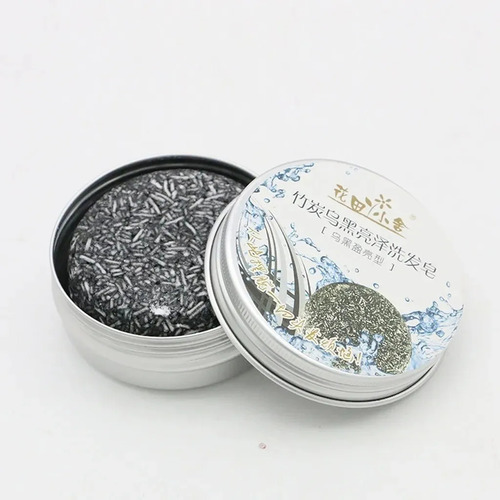 Barra De Shampoo Para Escurecimento De Cabelo Com Sabonete D