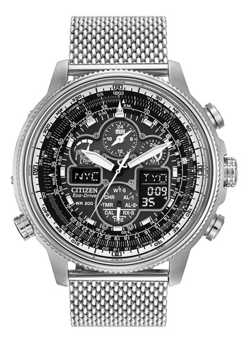 Citizen Navihawk Reloj De Acero Inoxidable Para Hombre