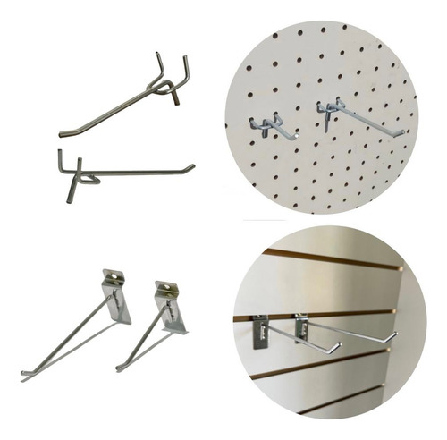 Ganchos Panel Ranurado O Perforado 5 Cm