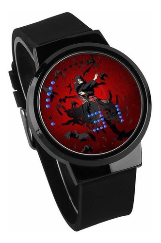 Anime Naruto Reloj Impermeable Led Pantalla Táctil Regalos