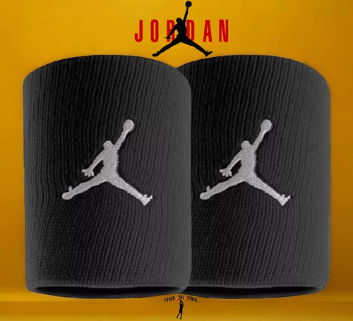 Muñequeras Deportivas Jordan Nike Jumpman Nba Con Obsequio