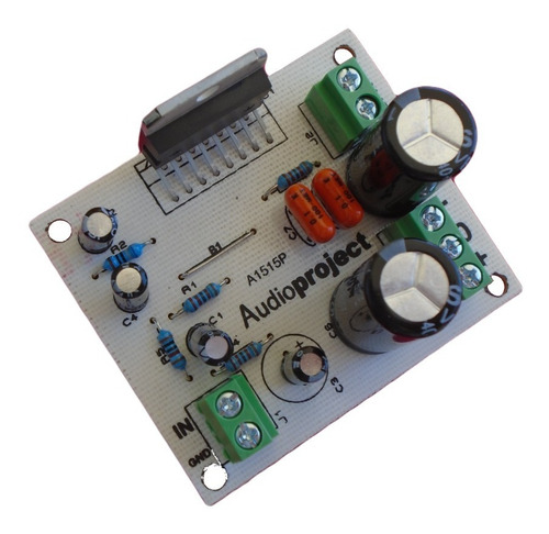 Mini Modulo Amplificador 60 W Con Tda7296 - Audioproject